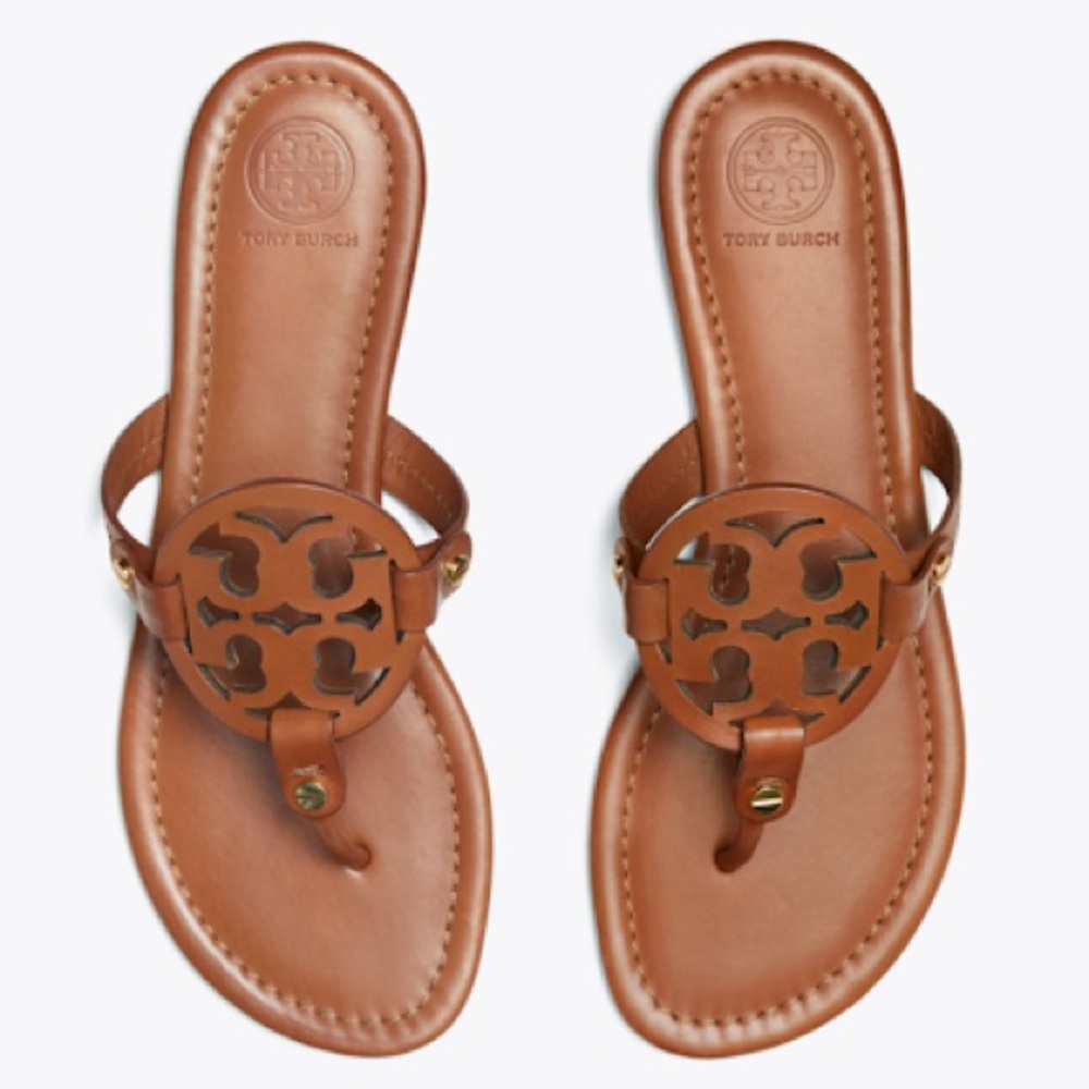 Leather Tory Burch Sandals
